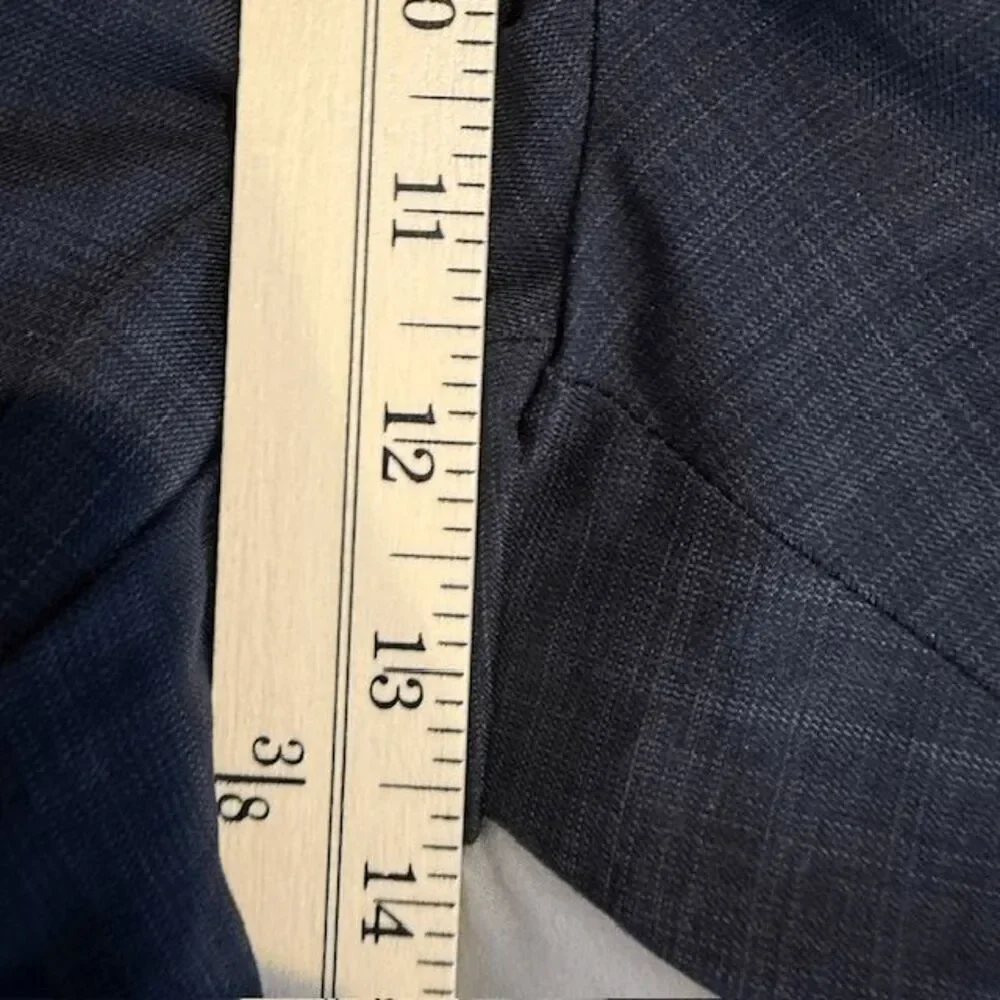 Savane Stretch Comfort Dress Pants Charcoal Gray 40x30 Trousers Slacks‎ Business